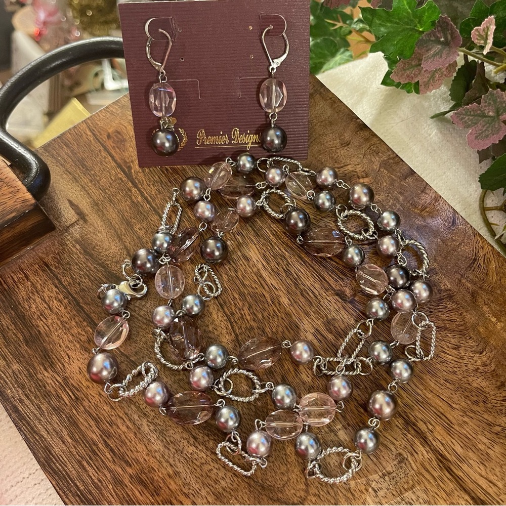 Vintage Necklace and Earrings Set